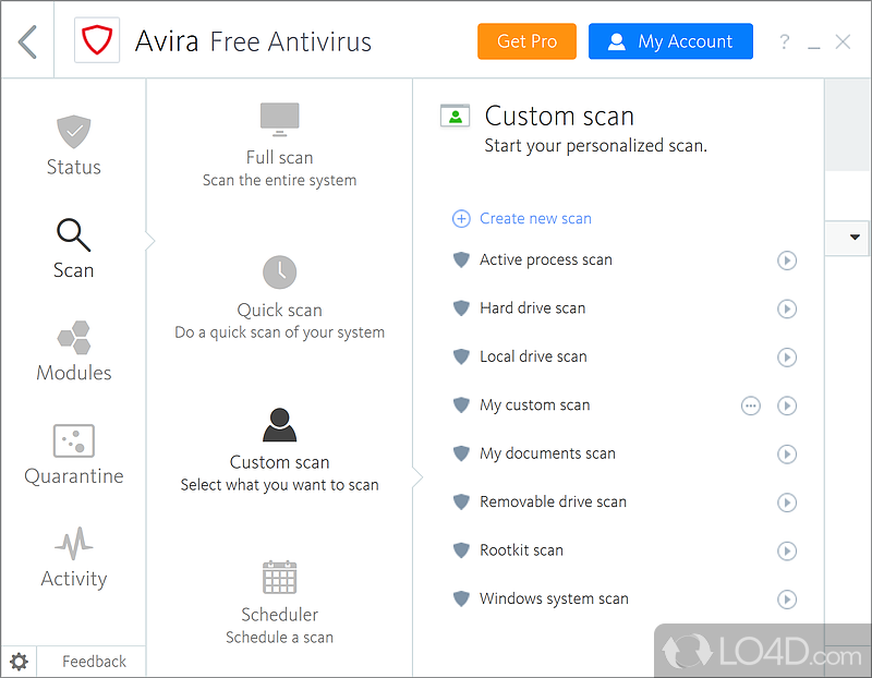 Free Antivirus Trusted by Millions Of Users Around the World - Screenshot of Avira Free Security