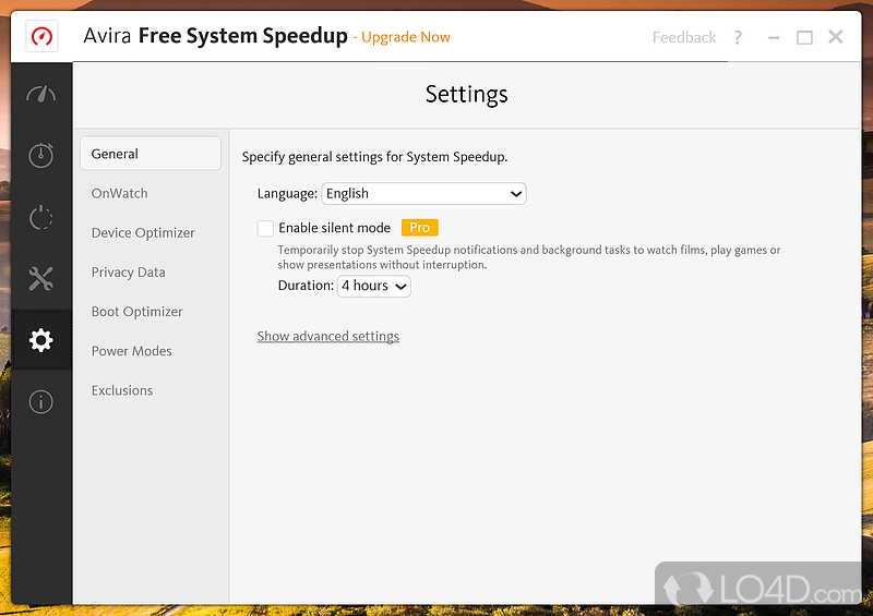 Junk Files Cleaner, Registry Cleaner,    Smart Defragmenter - Screenshot of Avira Free System SpeedUp