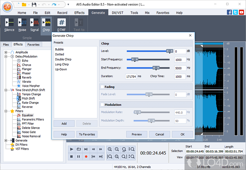 Record Audio from Any Input - Screenshot of AVS Audio Editor