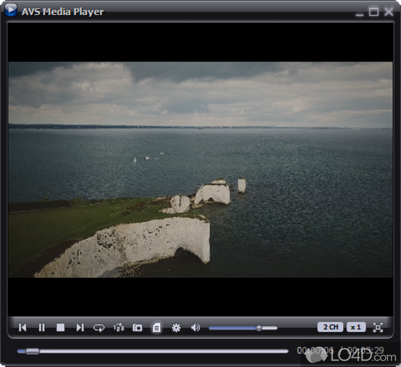 FREE DVD Player from AVSMeida - Screenshot of AVS Media Player