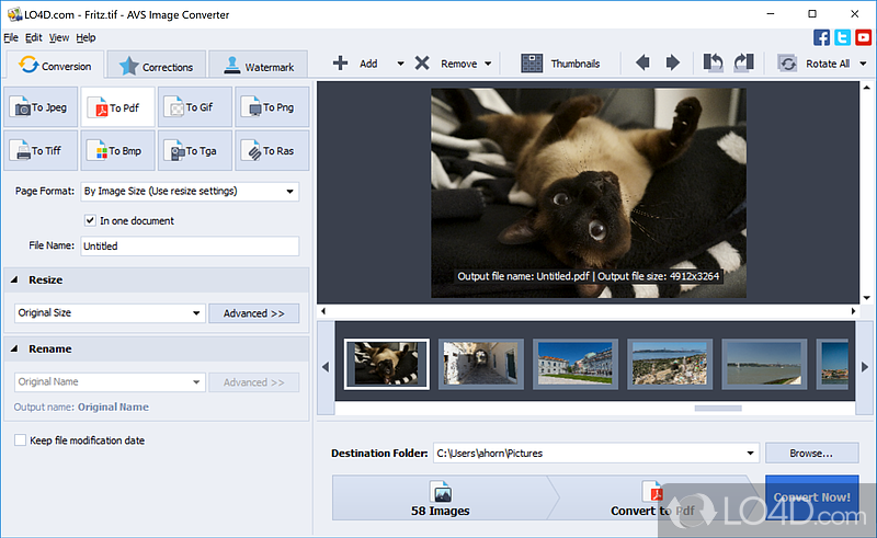 Smooth user interface with plenty of useful functions - Screenshot of AVS Image Converter