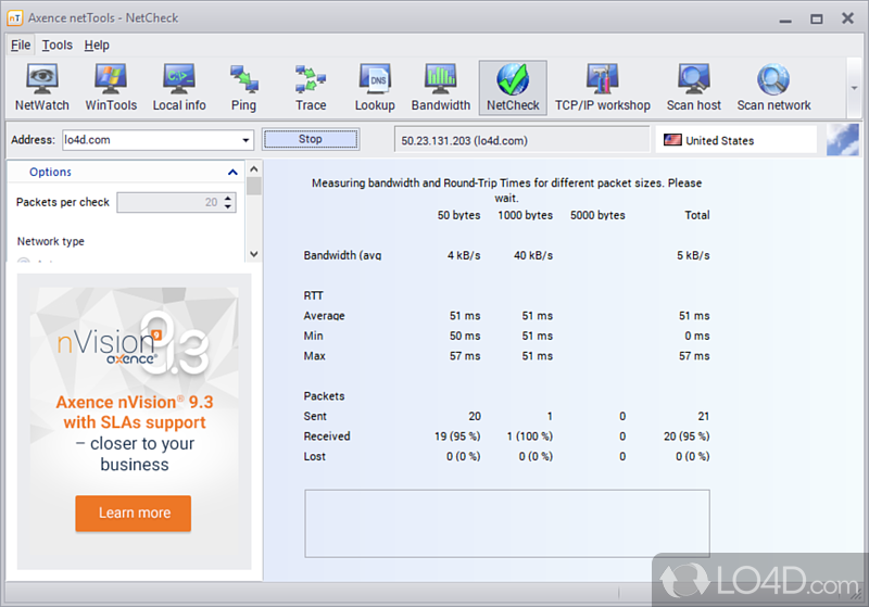 Axence NetTools screenshot