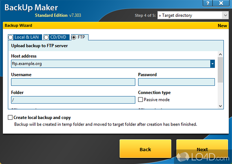 BackUp Maker Standard screenshot