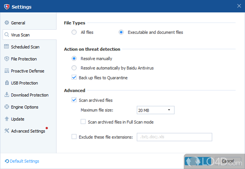 Baidu Antivirus: Features - Screenshot of Baidu Antivirus