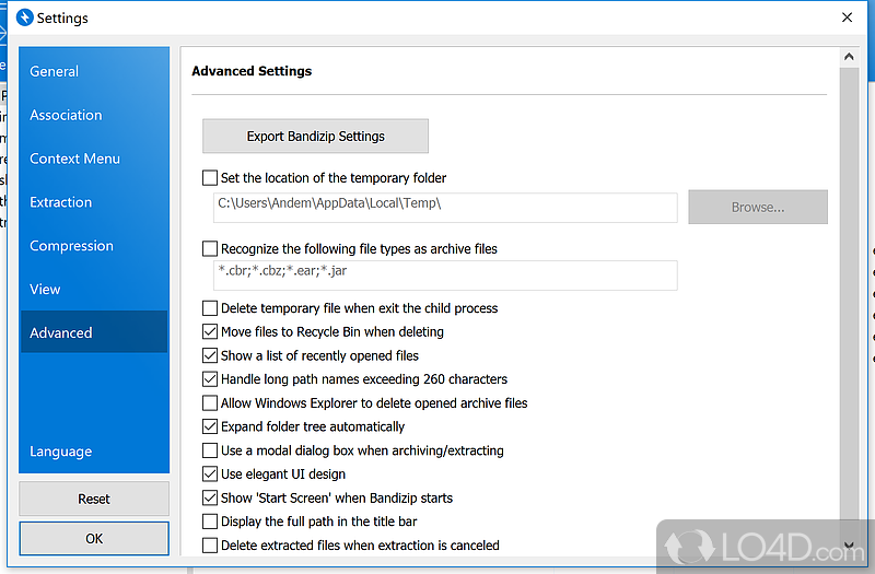 latest bandizip freeware version