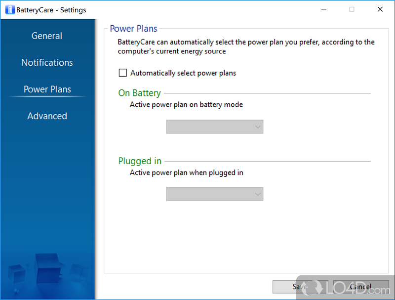 Maximized efficiency and minimum energy consumption - Screenshot of BatteryCare