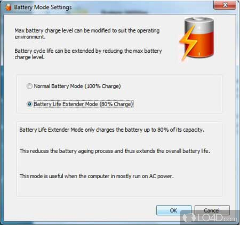 Samsung tool to prevent charges of more than 80% - Screenshot of Battery Life Extender