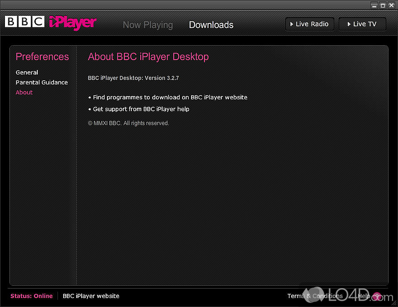 BBC iPlayer Downloads screenshot