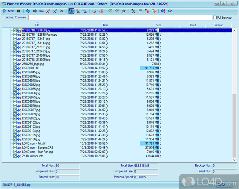 Synchronize file with USB/FTP/WebDAV/AmazonS3 - Screenshot of BestSync