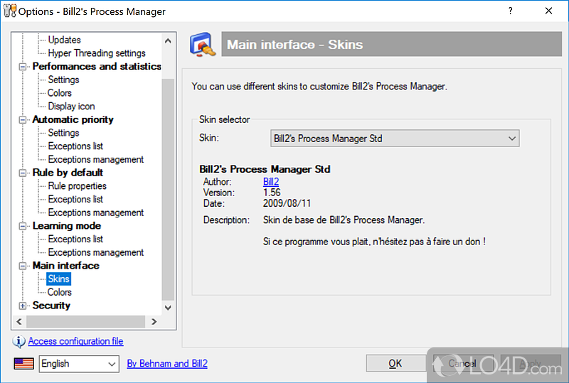 Bill2's Process Manager screenshot