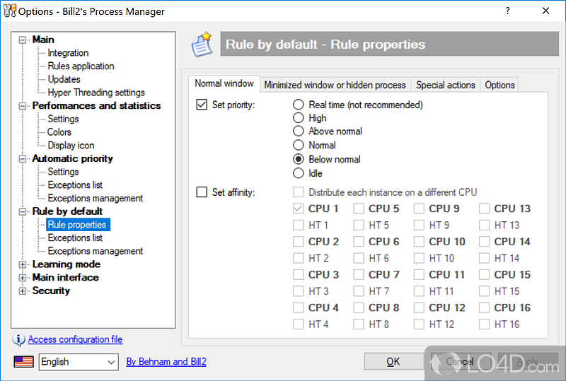 Bill2's Process Manager screenshot