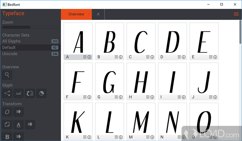 BirdFont 5.4.0 download the last version for windows