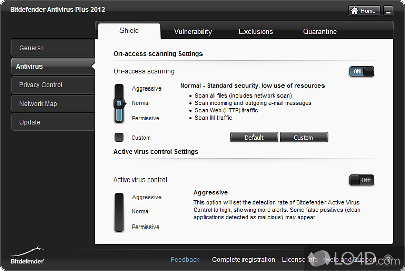 Reliable antivirus protection - Screenshot of Bitdefender Free