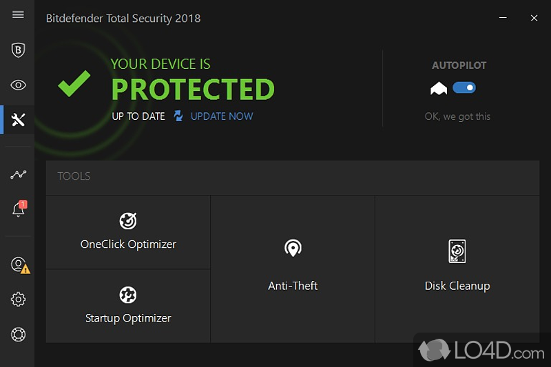 Complete protection for your PC - Screenshot of Bitdefender Internet Security