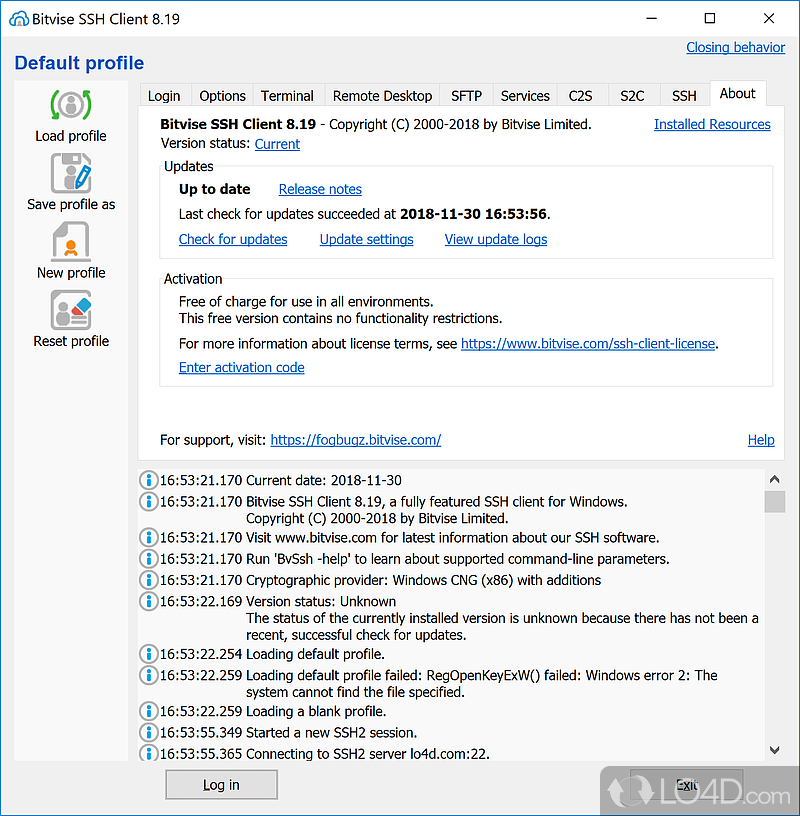 Bitvise SSH Client 9.31 download the new version for mac