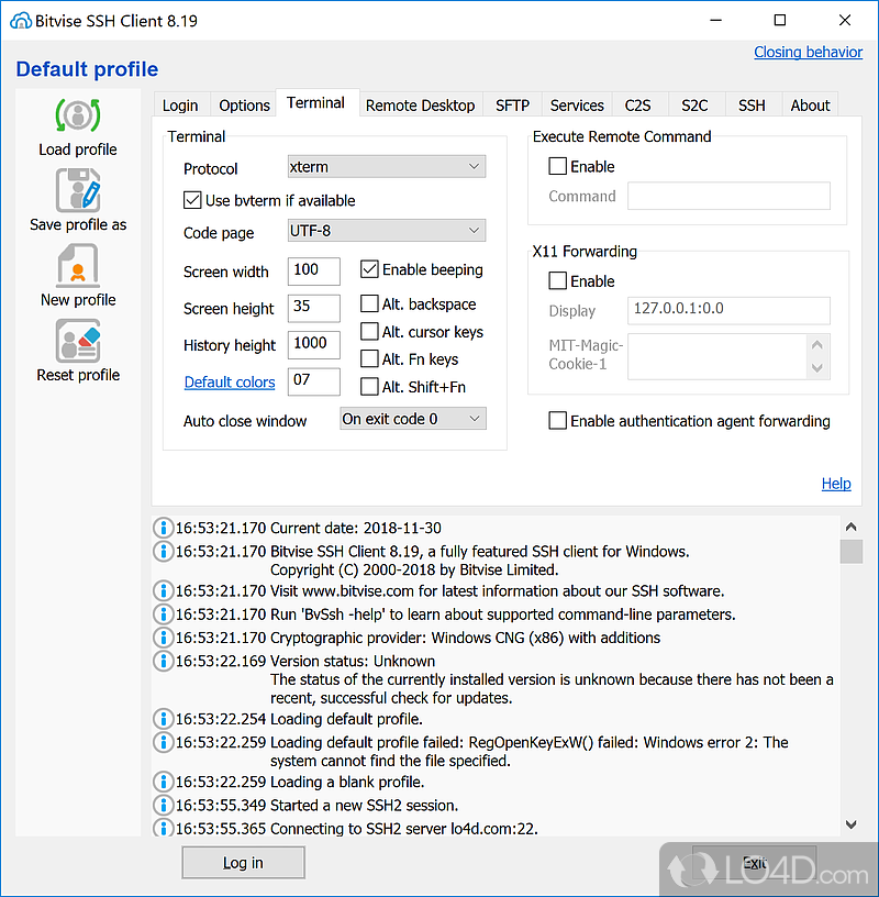 Bitvise SSH Client 9.31 download the new version