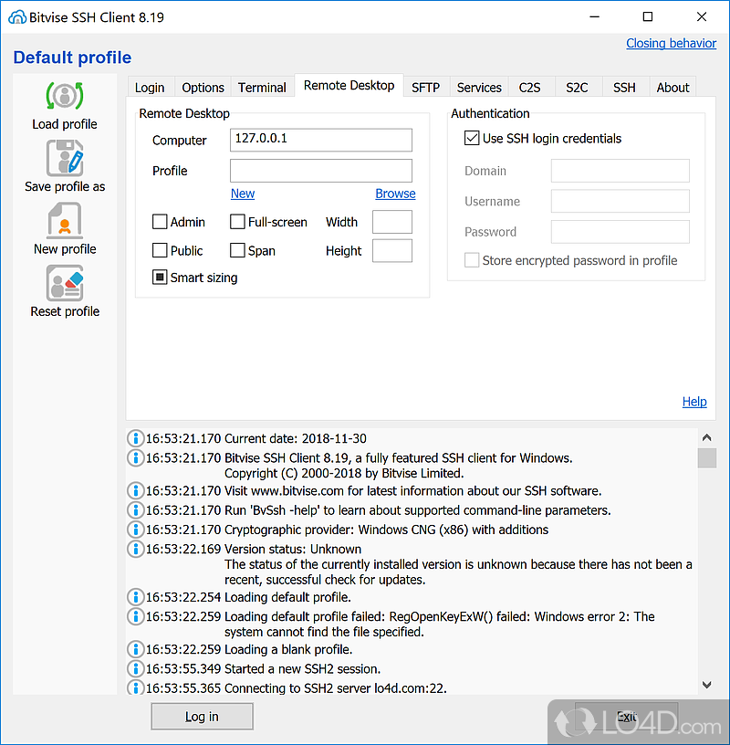 downloading Bitvise SSH Client 9.31