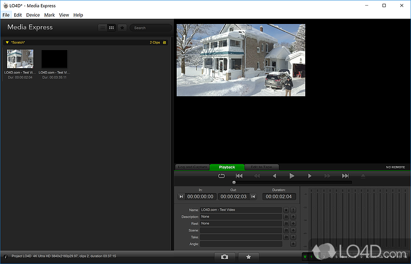 Use your favorite third-party software - Screenshot of Blackmagic Desktop Video