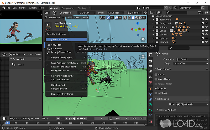 Tools to take advantage of at your fingertips - Screenshot of Blender