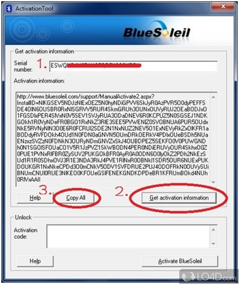 Connect devices via Bluetooth and transfer data (contacts, sms ..) - Screenshot of BlueSoleil