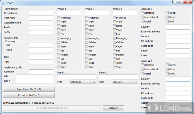 Bluetooth Phone Transfer Software screenshot