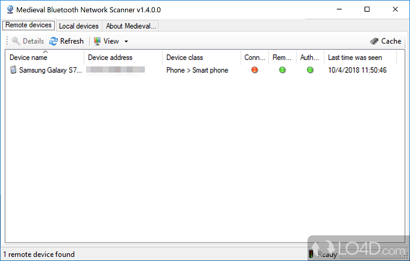 Analyze and scan your Bluetooth network - Screenshot of Bluetooth Scanner