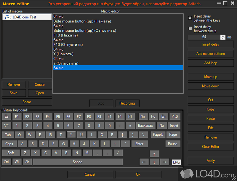 Emulator game keyboard and mouse for PC - Screenshot of BotMek
