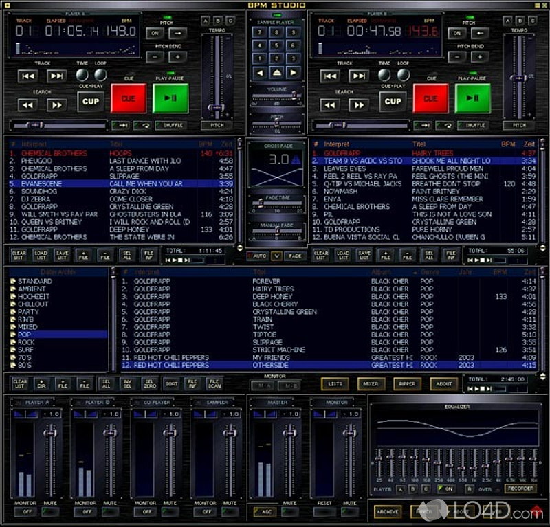 Tool for professional DJs - Screenshot of BPM Studio