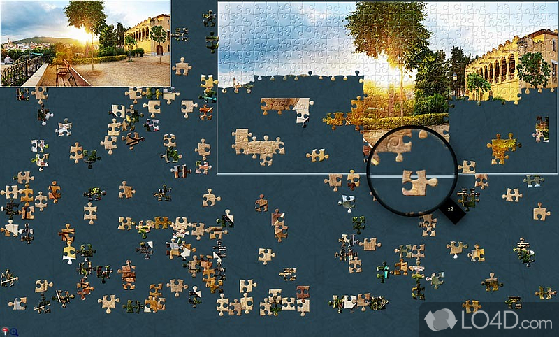 Transform any image into a jigsaw puzzle - Screenshot of BrainsBreaker