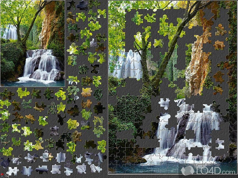 Solve and create your own jigsaws - Screenshot of BrainsBreaker