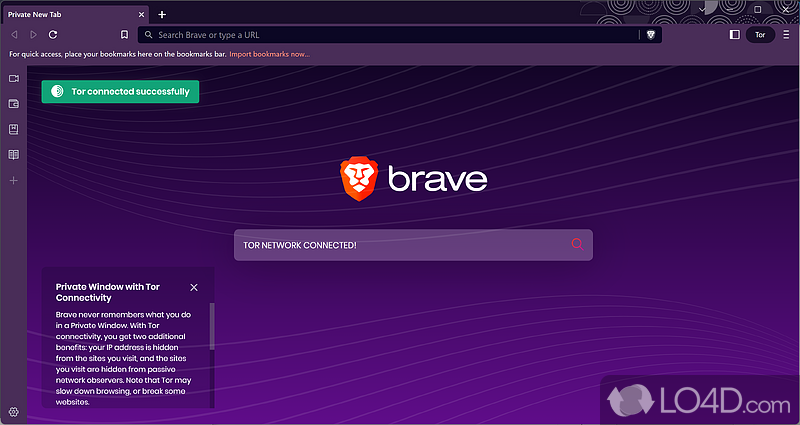 Effective firewall - Screenshot of Brave Browser