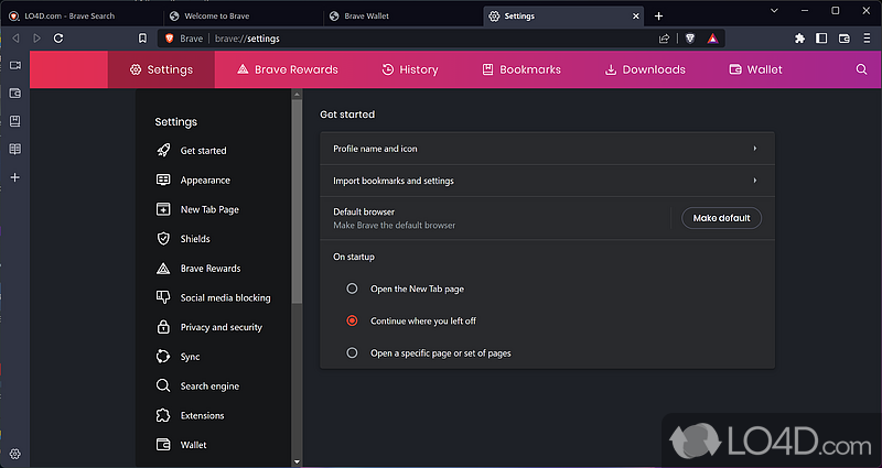 Brave Browser Screenshots