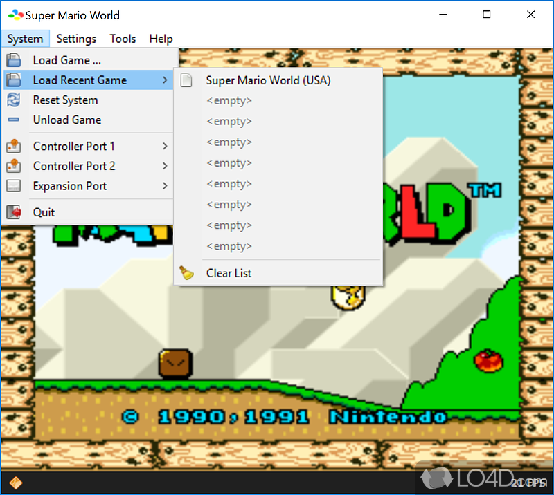 Fast Super Nintendo SNES emulator with debugging options - Screenshot of Bsnes