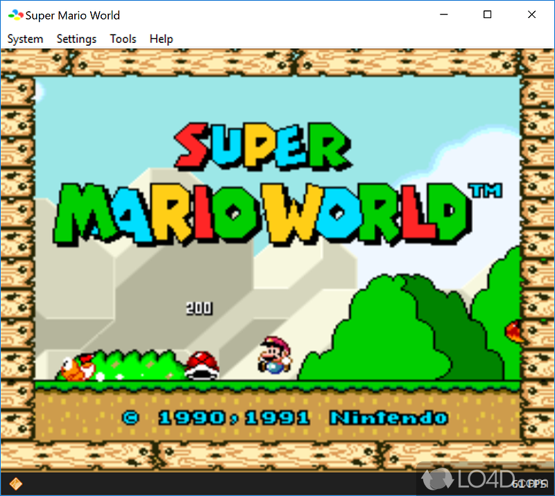 Emulate the classic Super Nintendo console - Screenshot of Bsnes