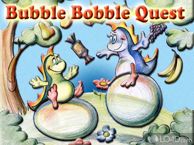 Bubble Bobble Quest: User interface - Screenshot of Bubble Bobble Quest