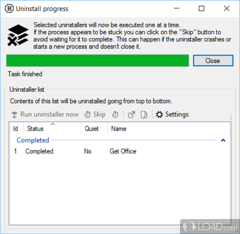 Remove programs in an easy way - Screenshot of Bulk Crap Uninstaller