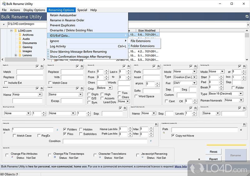 how to use bulk rename utility sims 4