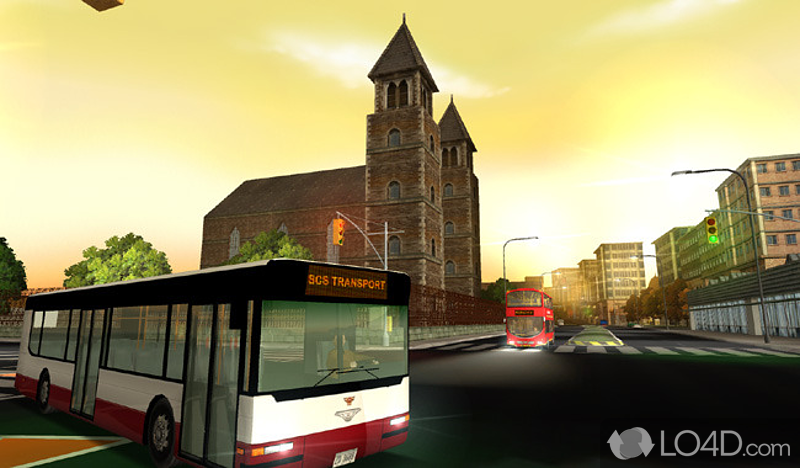 Transport passengers around a realistic city - Screenshot of Bus Driver 2012