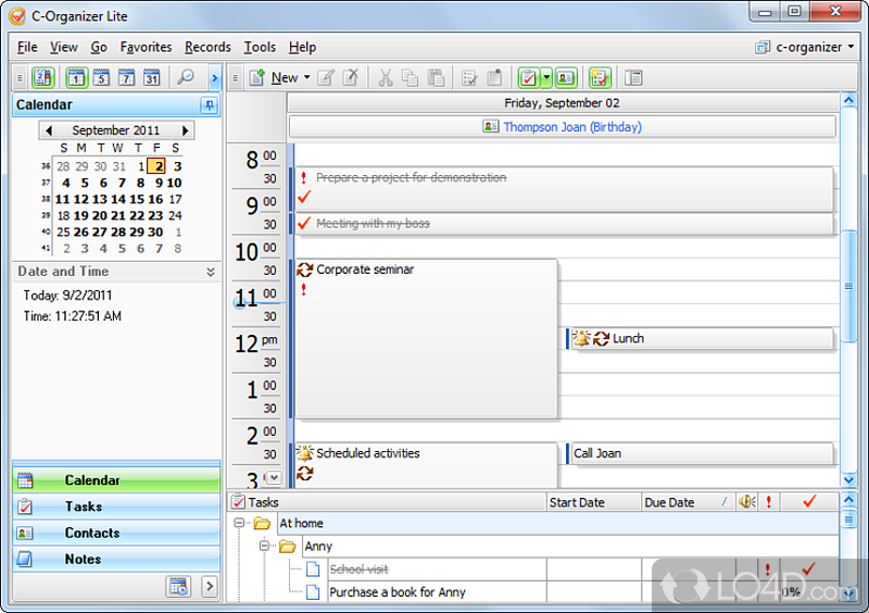 C-Organizer Lite screenshot