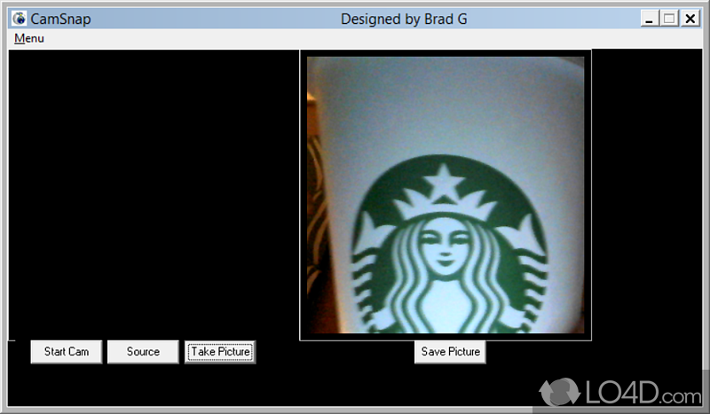 Piece of software that helps you capture snapshots with webcam on the fly - Screenshot of CamSnap