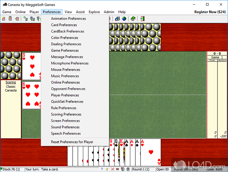 Canasta Card Game screenshot