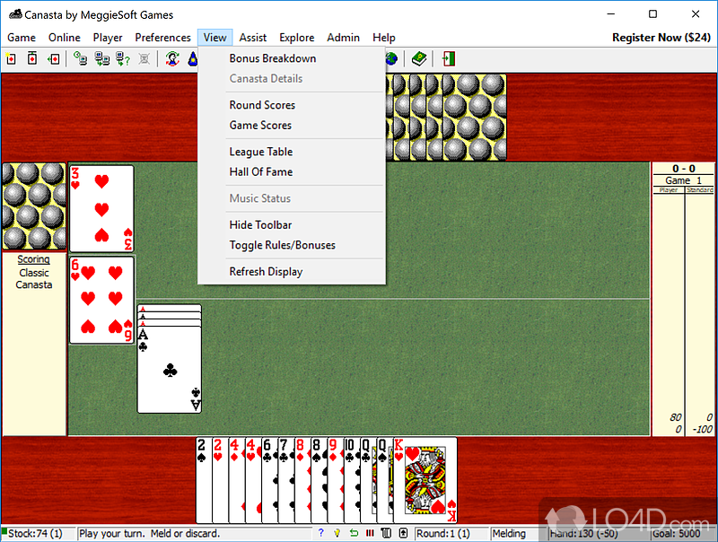 Canasta Card Game screenshot