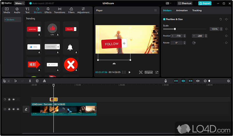 Trending video editor platform - Screenshot of CapCut