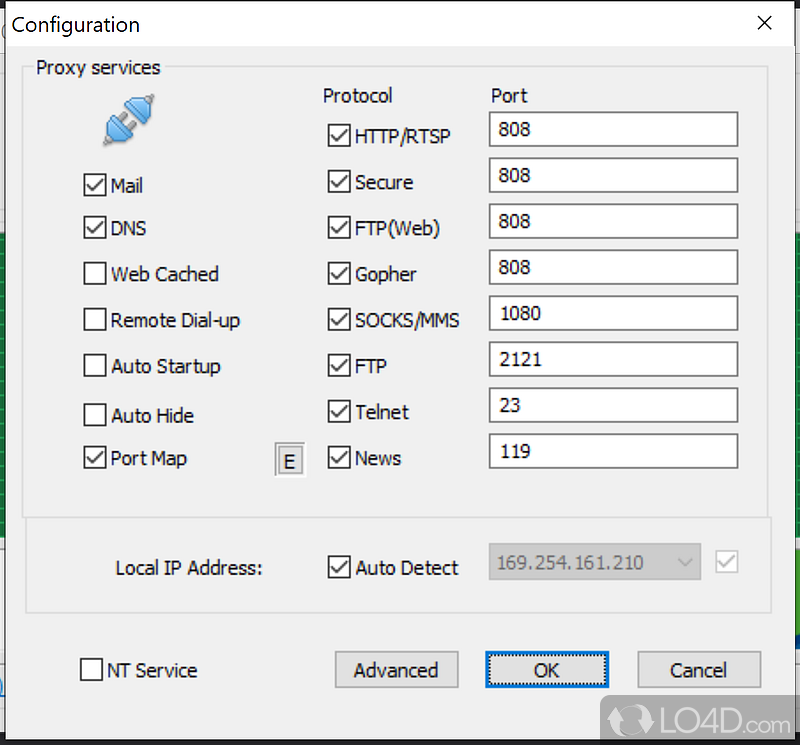 Versatile utility that offers a powerful set of features - Screenshot of CCProxy