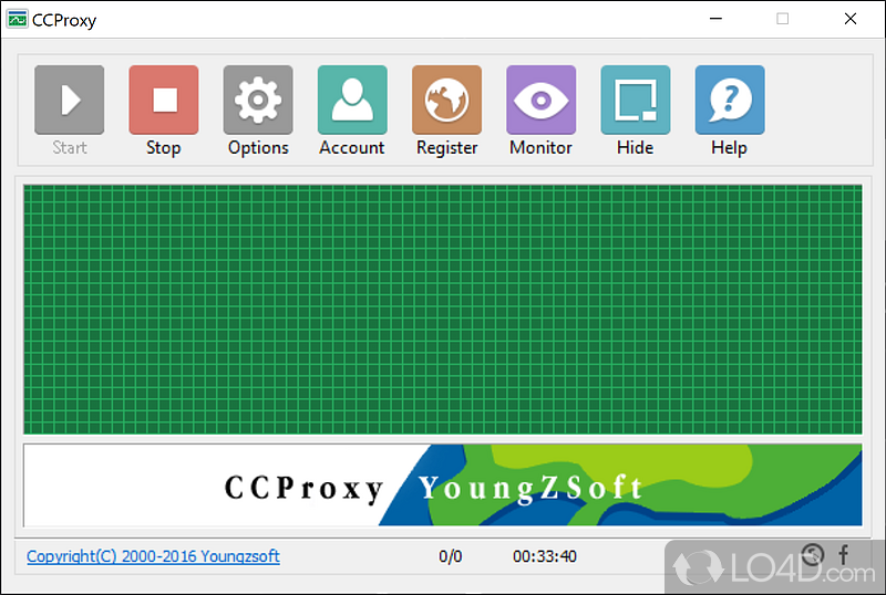 Share a single connection to the Internet with all the computers on a single LAN network - Screenshot of CCProxy