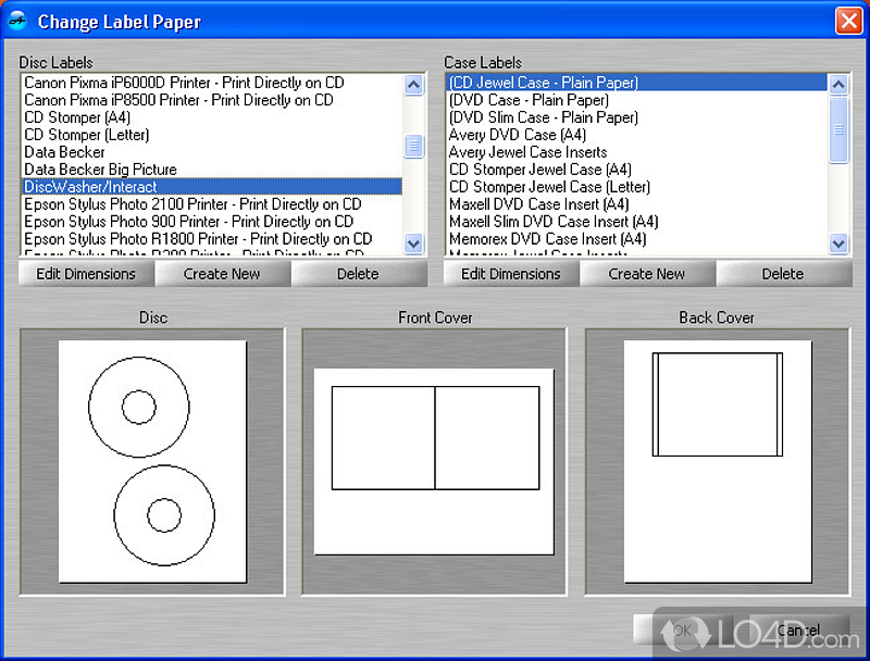 CD and DVD Labeler screenshot