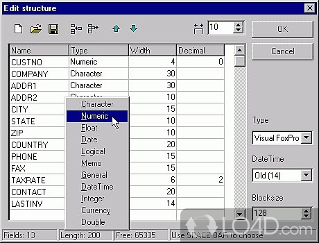 cdbf dbf viewer and editor free download