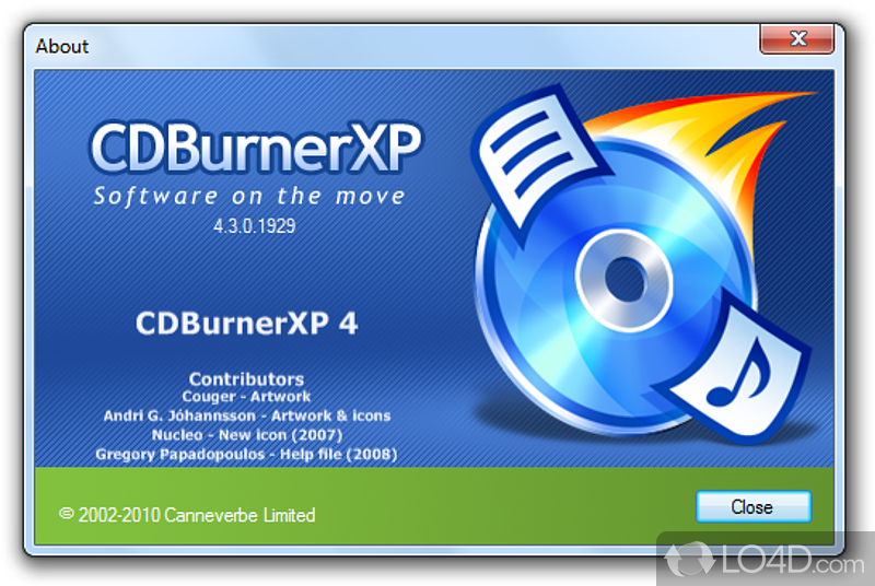 CDBurnerXP: Cd, dvd - Screenshot of CDBurnerXP