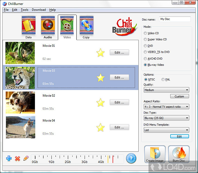 ChiliBurner: Simple looks - Screenshot of ChiliBurner