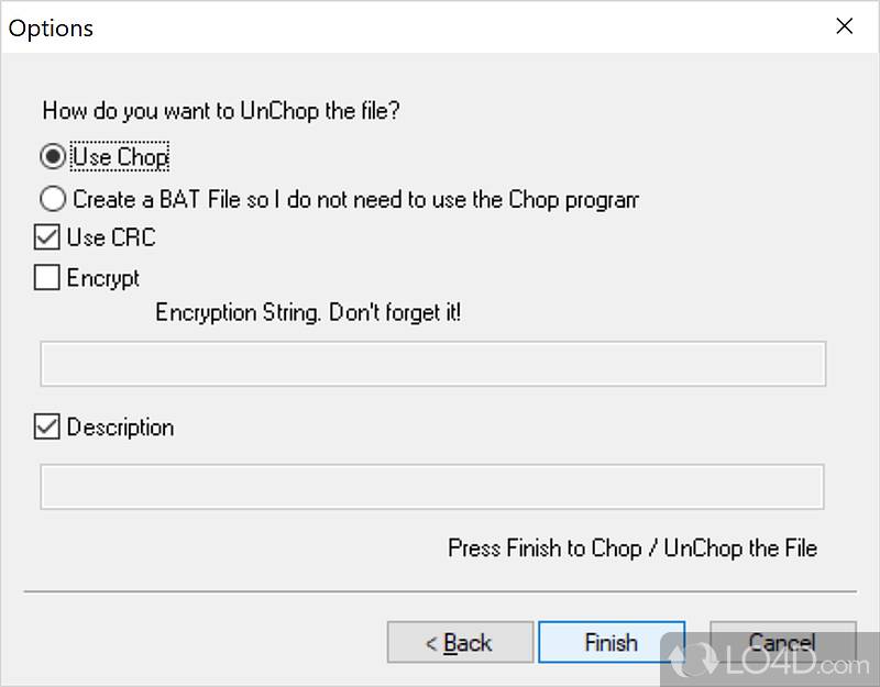 Chop screenshot